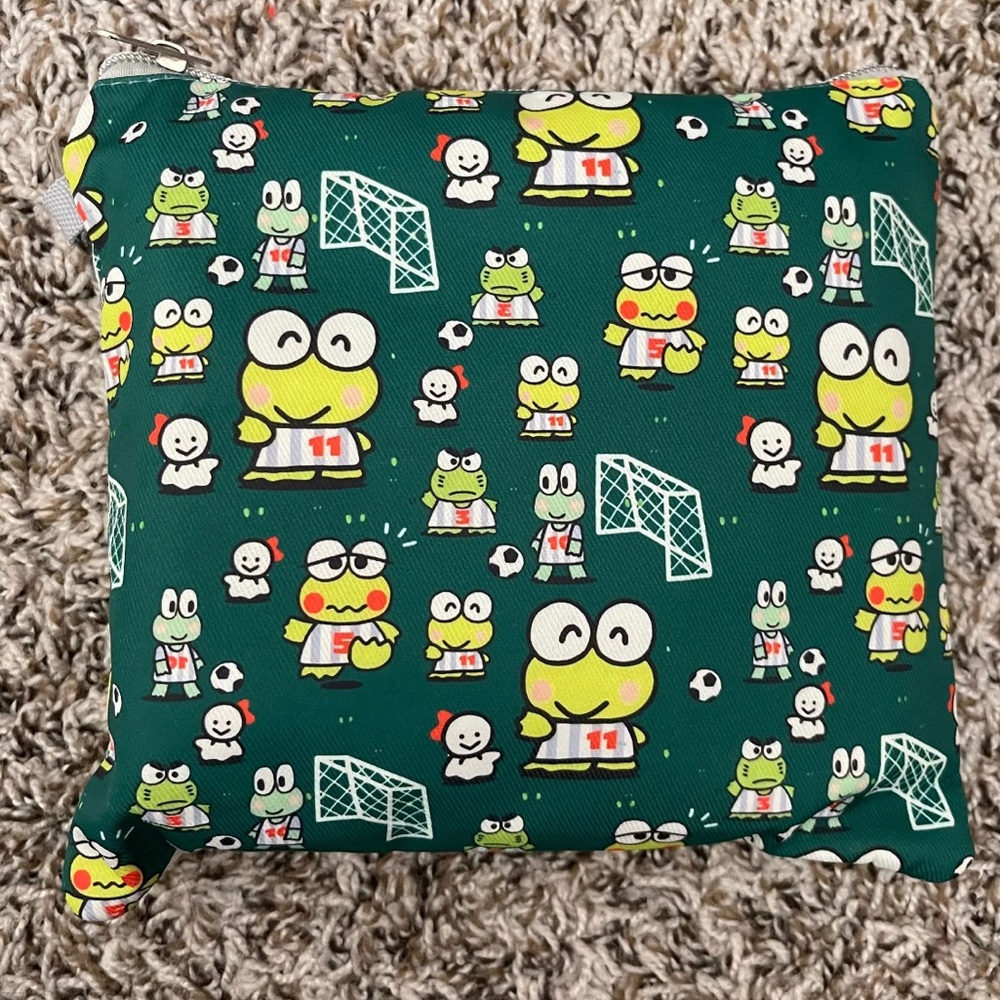 Keroppi foldable tote bag